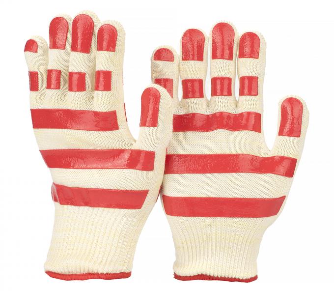 Verkaufs-Grill-Handschuh-extreme hitzebeständige Handschuh-Aramidfaser BBQ-Handschuhe Amazonas heiße